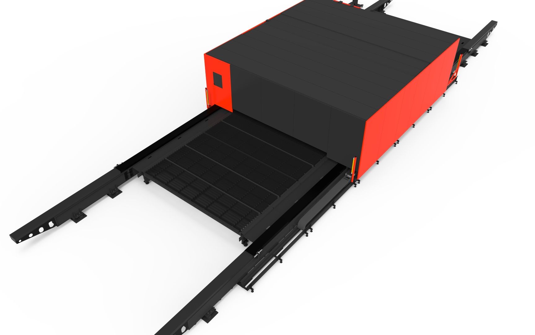 D-Giant Big Size Ground-Rail Fiber Laser Cutting Machine