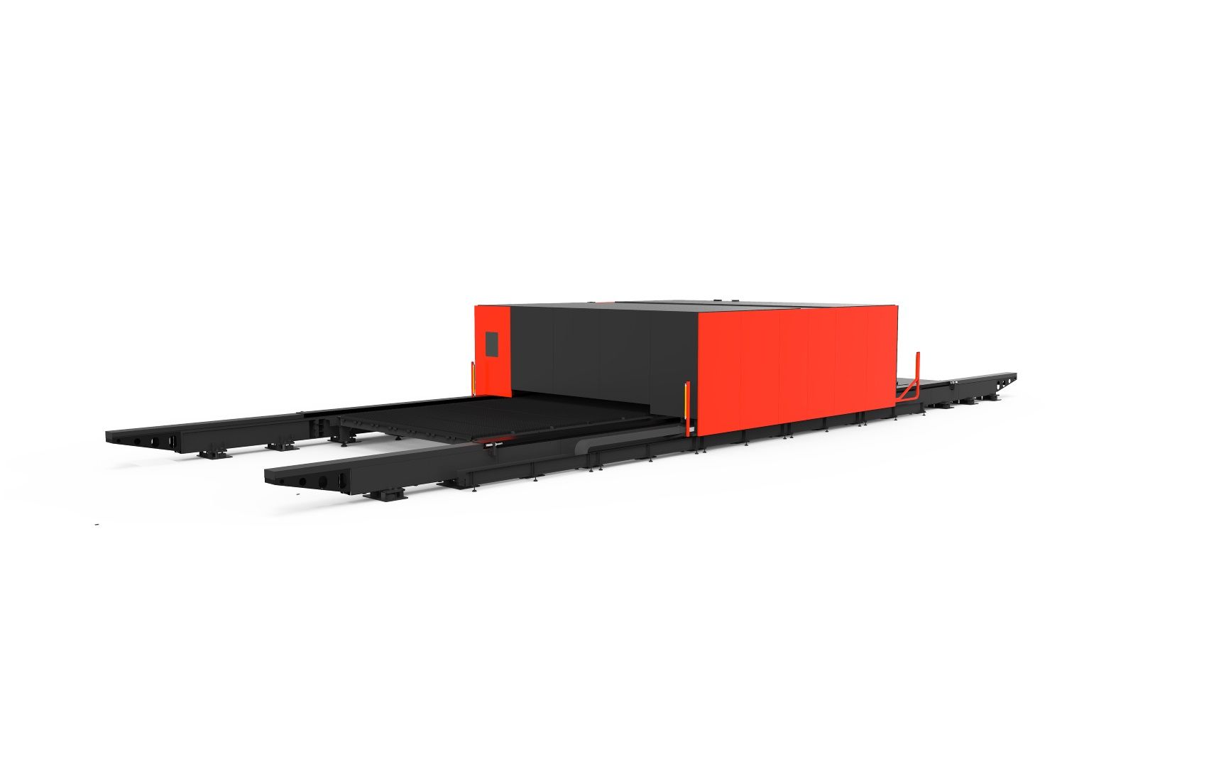 D-Giant Big Size Ground-Rail Fiber Laser Cutting Machine