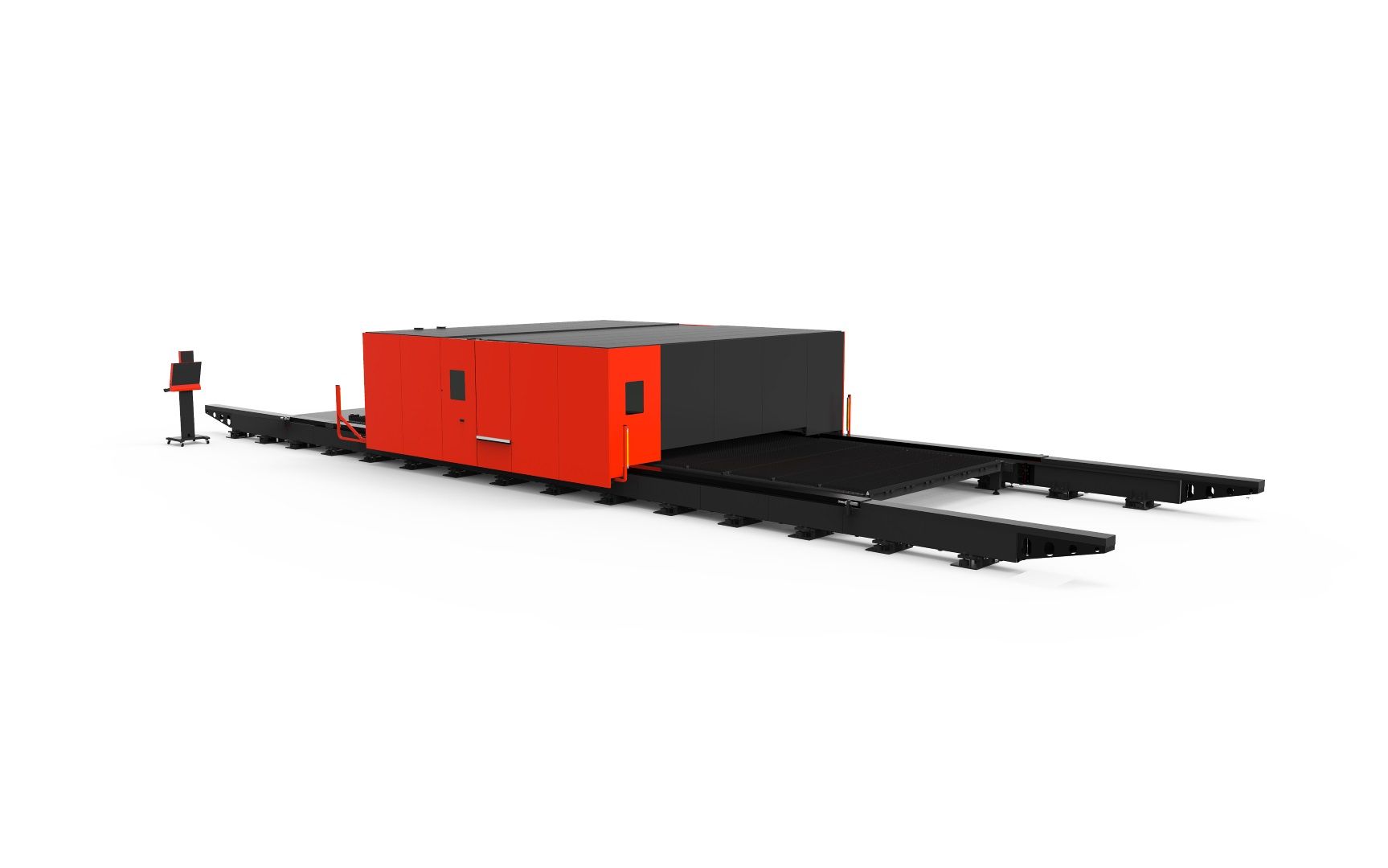 D-Giant Big Size Ground-Rail Fiber Laser Cutting Machine