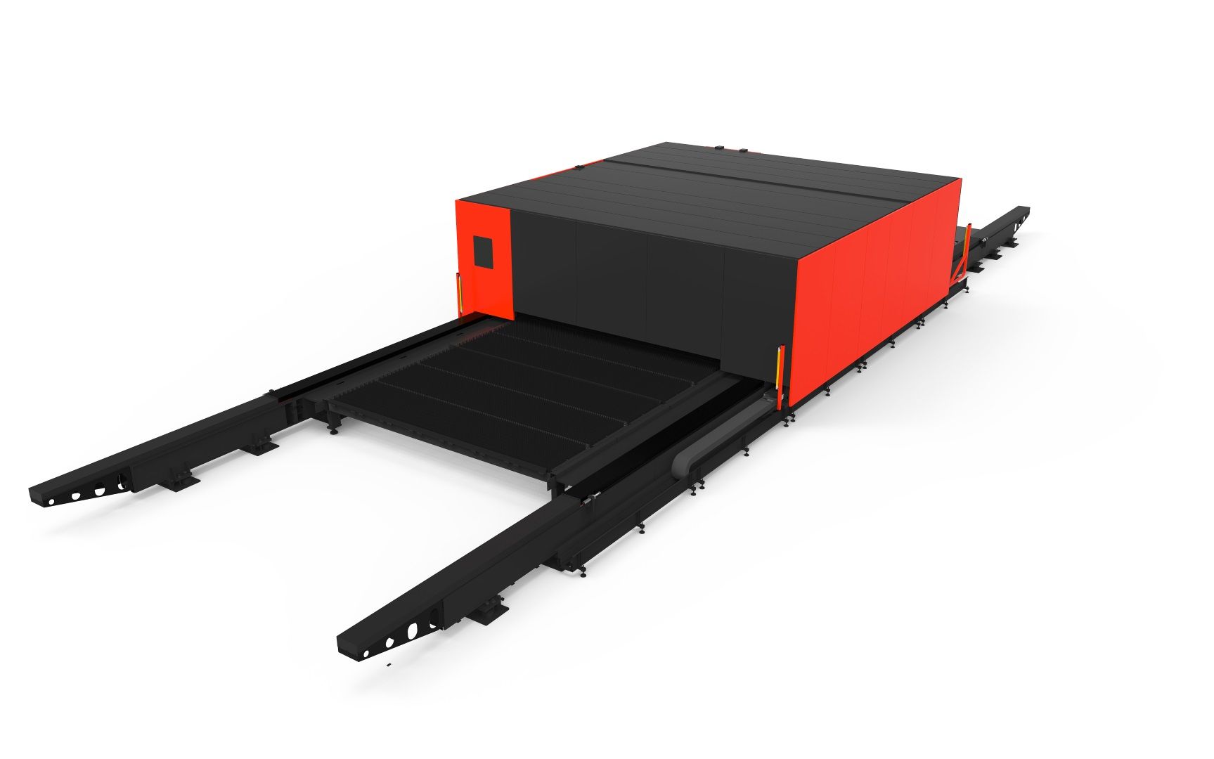 D-Giant Big Size Ground-Rail Fiber Laser Cutting Machine